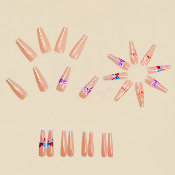 12 Sizes-24 Pcs Press On Nails Y835
