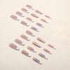 12 Sizes-24 Pcs Press On Nails Z630