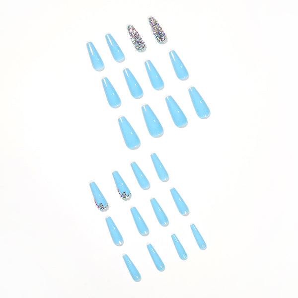 12 Sizes-24 Pcs Press On Nails JP1139