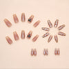 12 Sizes-24 Pcs Press On Nails Z539
