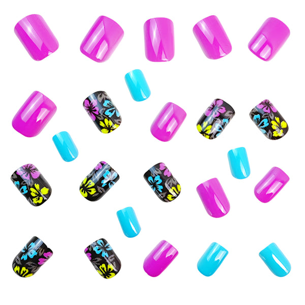12 Sizes-24 Pcs Press On Nails Y782