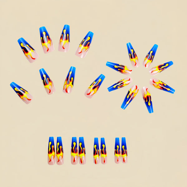 12 Sizes-24 Pcs Press On Nails Y828