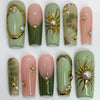 12 Sizes-24 PcsPress On Nails Z1171