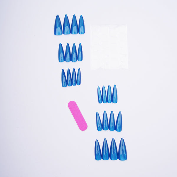 12 Sizes-24 Pcs Press On NailsHZ0345