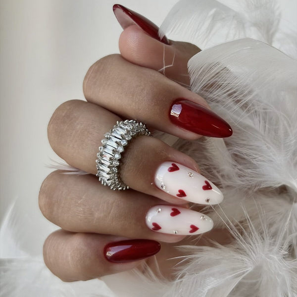 12 Sizes-24 Pcs Press On Nails Z1334