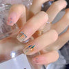 12 Sizes-24 Pcs Press On Nails Z228
