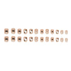12 Sizes-24 Pcs Press On Nails R942