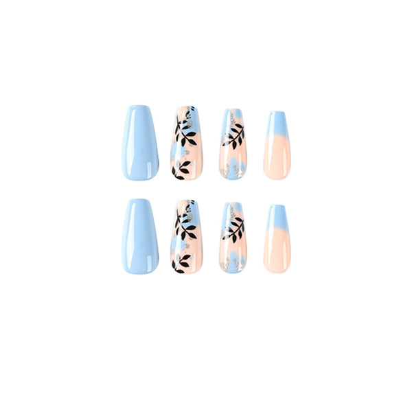 12 Sizes-24 Pcs Press On Nails JP2016