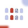 12 Sizes-24 Pcs Press On Nails C647