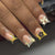 12 Sizes-24 Pcs Press On Nails JP3656