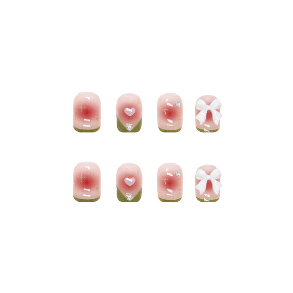 12 Sizes-24 Pcs Press On Nails Z304