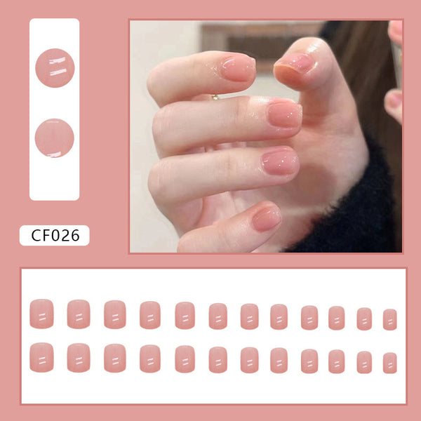 12 Sizes-24 Pcs Press On Nails CF026