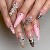 12 Sizes-24 Pcs Press On Nails JP3849