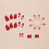 12 Sizes-24 Pcs Press On Nails W1820
