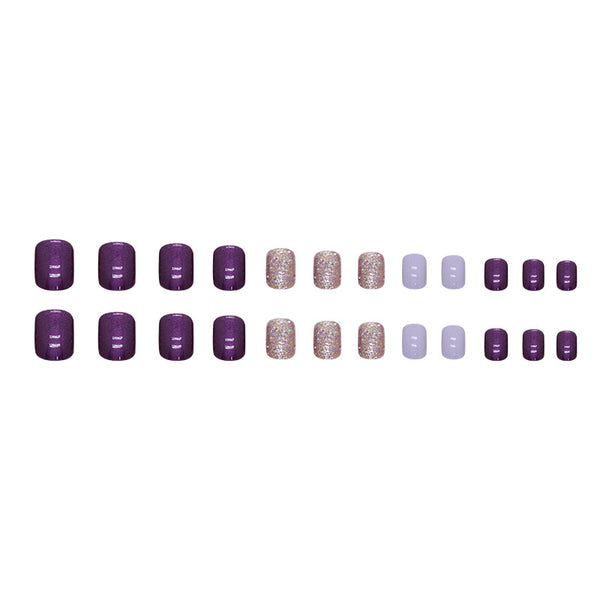 12 Sizes-24 Pcs Press On Nails W1228