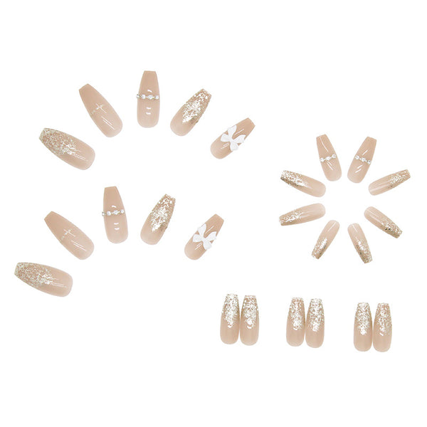 12 Sizes-24 Pcs Press On Nails Z136