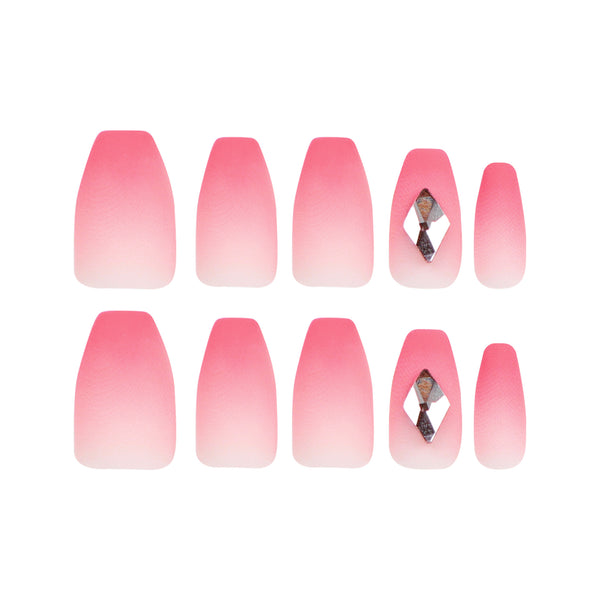 12 Sizes-24 Pcs Press On Nails JP2634