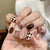 12 Sizes-24 Pcs Press On Nails Z517