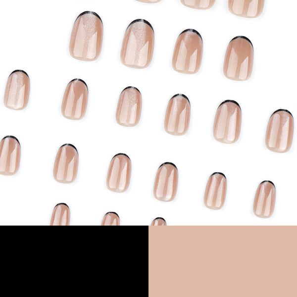 12 Sizes-24 Pcs Press On Nails JP3294