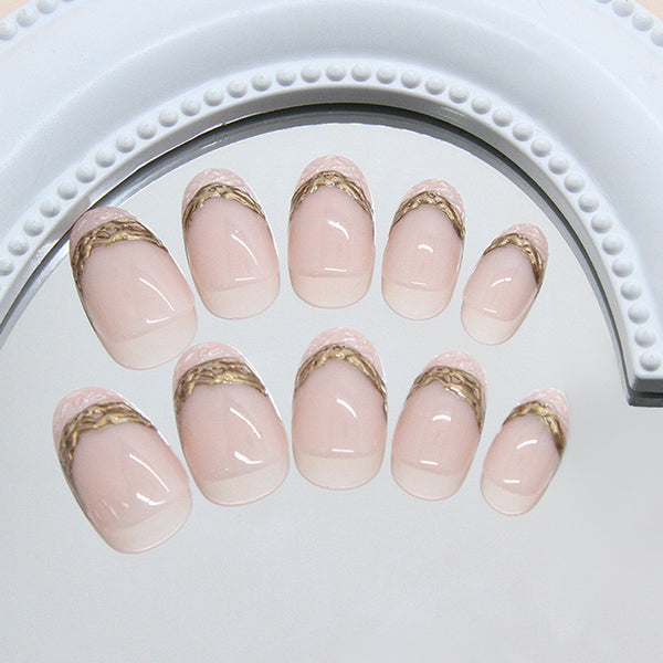 12 Sizes-24 Pcs Press On Nails W1892