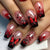 12 Sizes-24 Pcs Press On Nails Y968