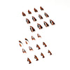 12 Sizes-24 Pcs Press On Nails JP1507
