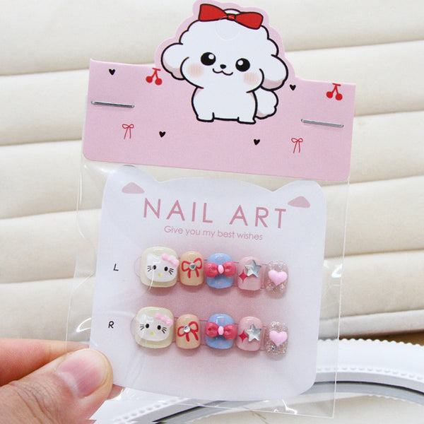 12 Sizes-24 Pcs Press On Nails K033