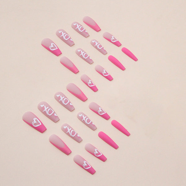 12 Sizes-24 Pcs Press On Nails W543