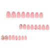 12 Sizes-24 Pcs Press On Nails JP4298