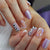 12 Sizes-24 Pcs Press On Nails W614
