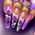12 Sizes-24 Pcs Press On Nails Y696