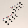 12 Sizes-24 Pcs Press On Nails F105
