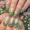 12 Sizes-24 Pcs Press On Nails Y1956