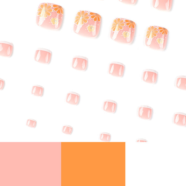 12 Sizes-24 Pcs Press On Nails JP2471