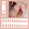 12 Sizes-24 Pcs Press On Nails W1765