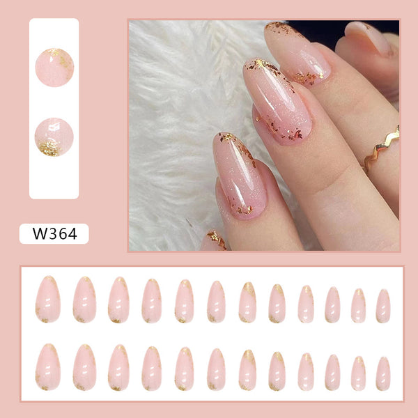 12 Sizes-24 Pcs Press On Nails W364