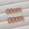 12 Sizes-24 Pcs Press On Nails R870