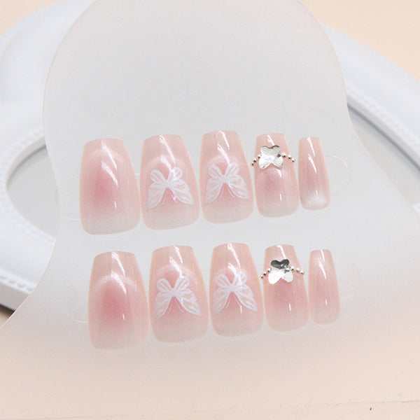12 Sizes-24 Pcs Press On Nails MY019