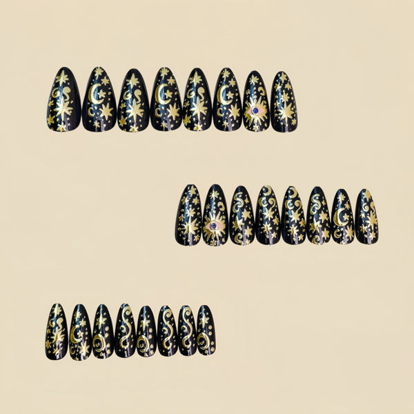 12 Sizes-24 Pcs Press On Nails Y1944