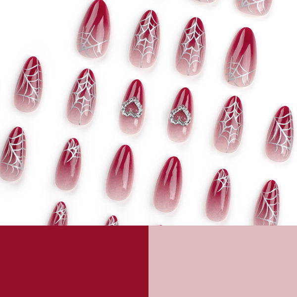 12 Sizes-24 Pcs Press On Nails JP3030