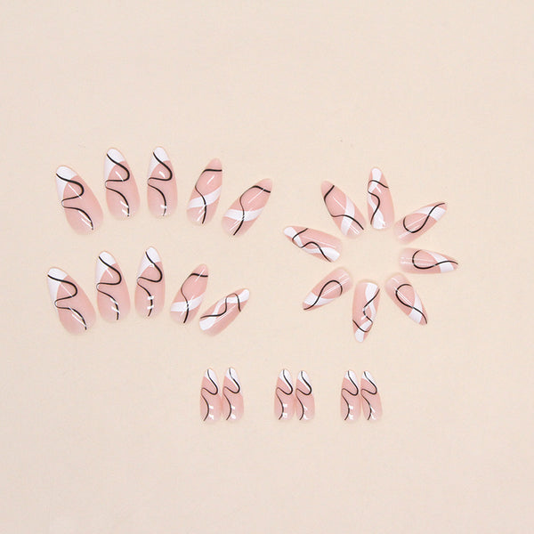 12 Sizes-24 Pcs Press On Nails W867