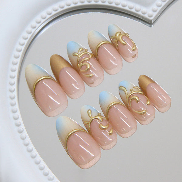 30 Pcs Press On Nails W2196