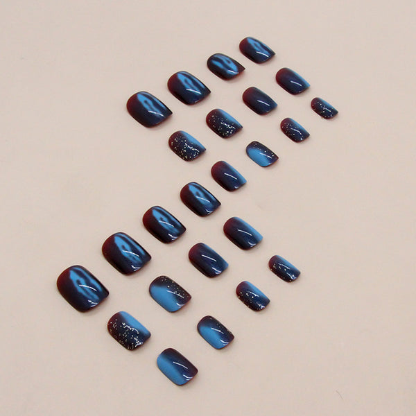 12 Sizes-24 Pcs Press On Nails W1079