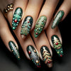 12 Sizes-24 Pcs Press On Nails Y1252