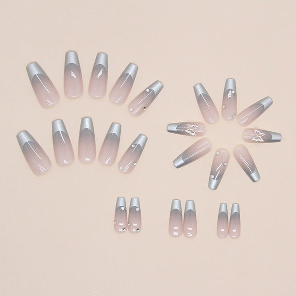 12 Sizes-24 Pcs Press On Nails Z720