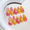 12 Sizes-24 Pcs Press On Nails Z971