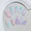 12 Sizes-24 PcsPress On Nails Z1154