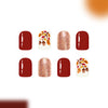 12 Sizes-24 Pcs Press On Nails C1173