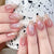 12 Sizes-24 Pcs Press On Nails JP4008