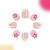 12 Sizes-24 Pcs Press On Nails C621
